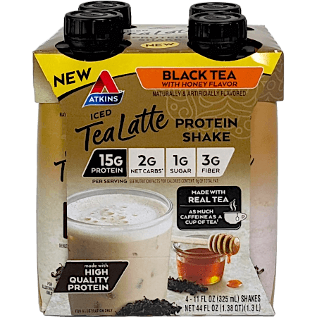 Ready-To-Drink Iced Tea Latte - Black Tea with Honey Flavour